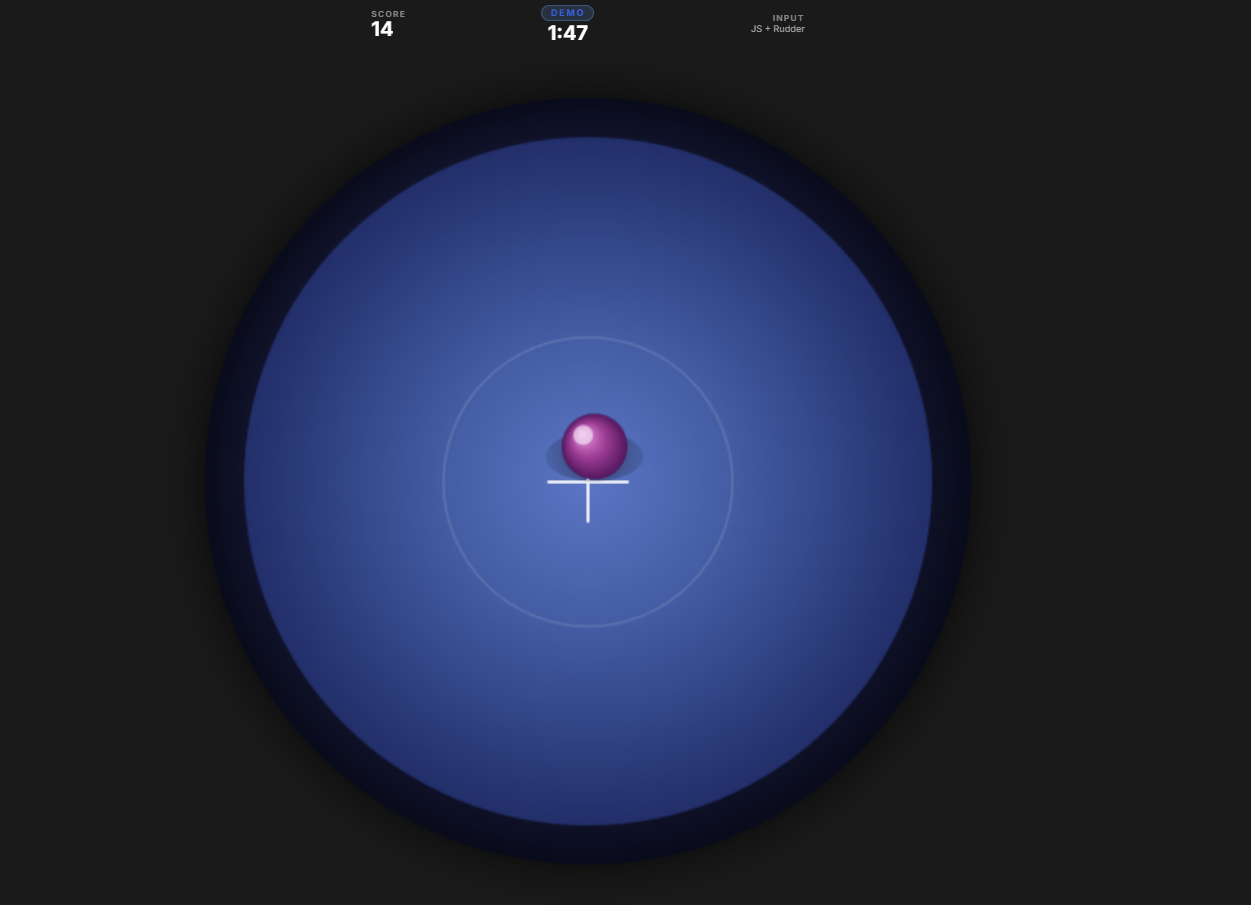 Ball & Rudder gameplay